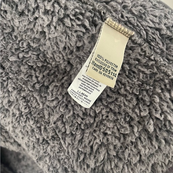 L.L. Bean Sherpa Vest, Women’s size S, Charcoal Grey, Excellent Condition - Picture 8 of 12